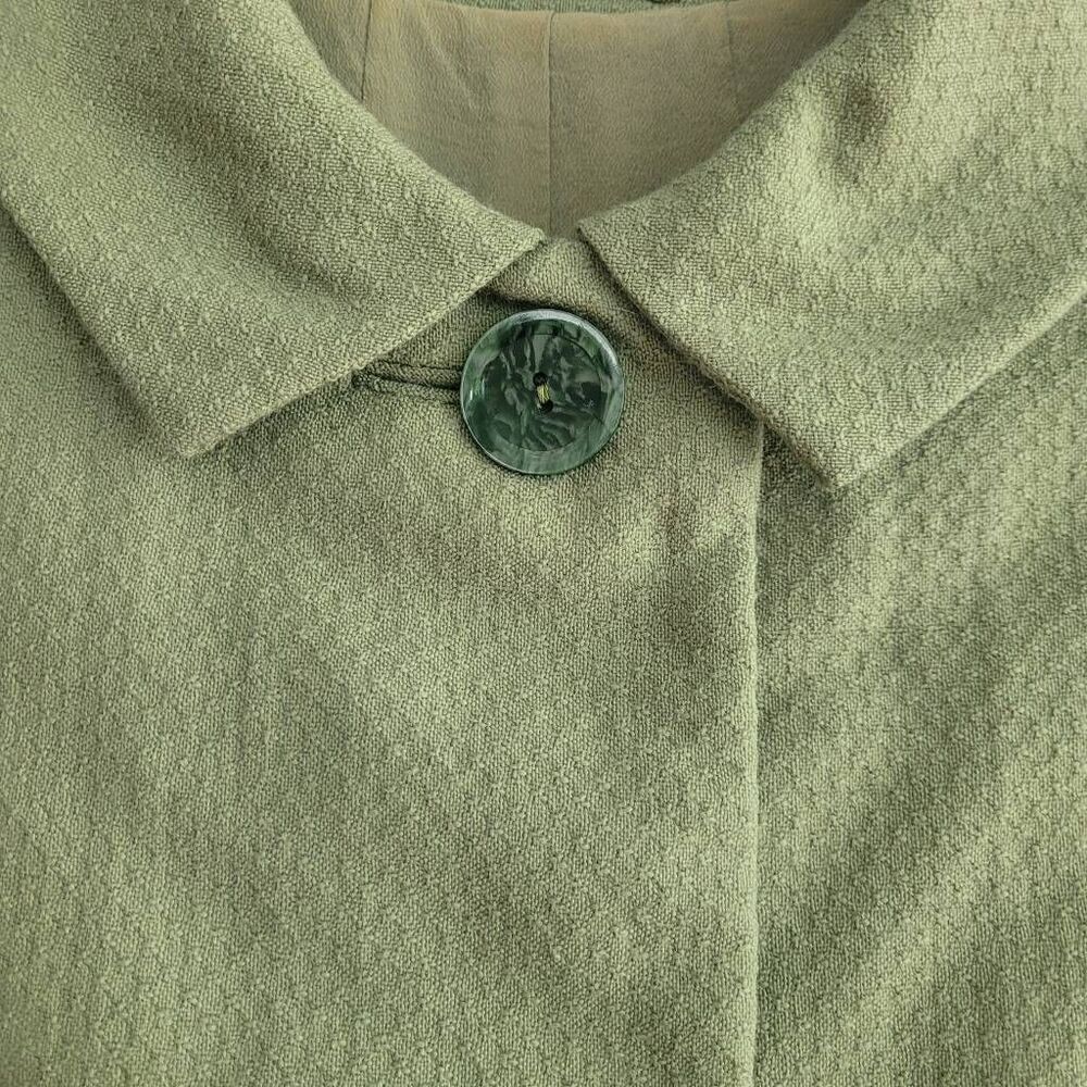 Vintage 60s mod light pastel‎ green skirt suit set short sleeved - Picture 5 of 16